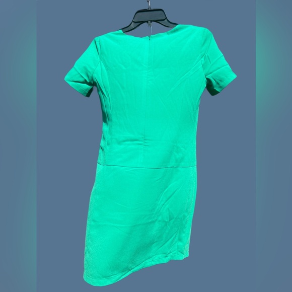 Wells Grace Alley Shift Dress Vibrant Green Business Office Professional Wear - Picture 4 of 10